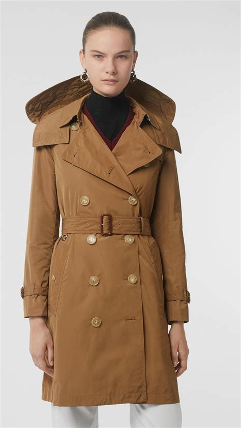 burberry mantel mit kapuze|burberry damen trenchcoat.